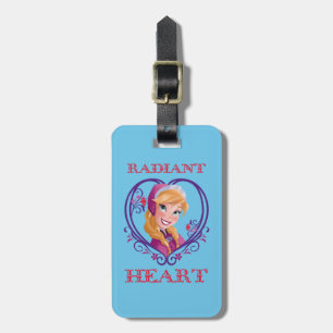 Anna Radiant Heart Luggage Tag