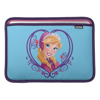 Anna | Radiant Heart Macbook Sleeve by frozen at Zazzle