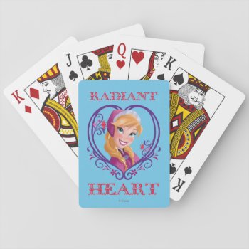 Anna | Radiant Heart Playing Cards by frozen at Zazzle