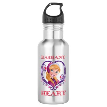 Anna | Radiant Heart Water Bottle by frozen at Zazzle