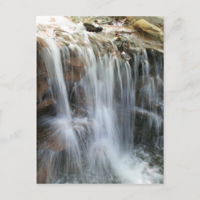 Anna Ruby Falls Helen Georgia waterfall Postcard (Front)