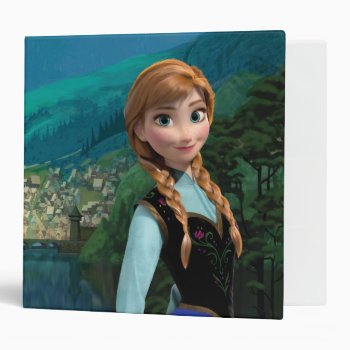 Anna | Standing 3 Ring Binder by frozen at Zazzle