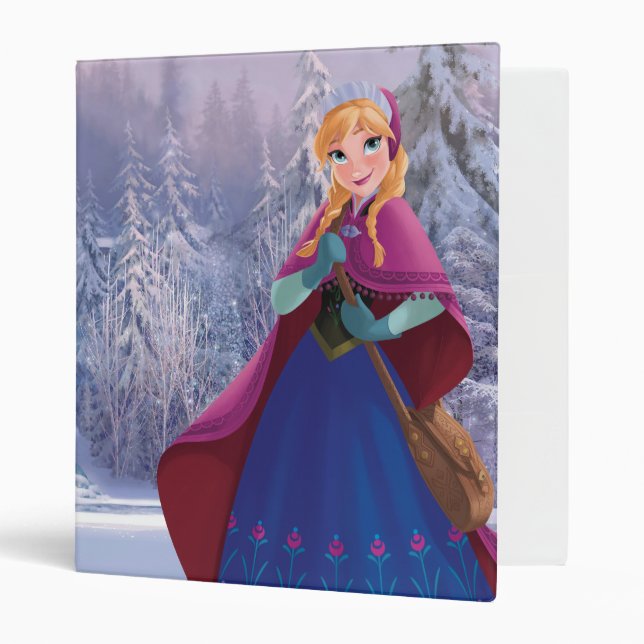 Anna | Standing with Winter Dress 3 Ring Binder (Front/Inside)