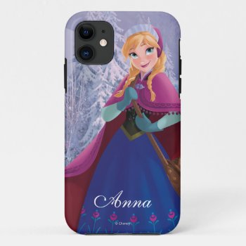 Anna | Standing With Winter Dress Iphone 11 Case by frozen at Zazzle