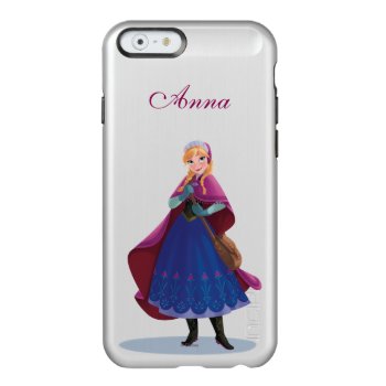 Anna | Standing With Winter Dress Incipio Feather Shine Iphone 6 Case by frozen at Zazzle