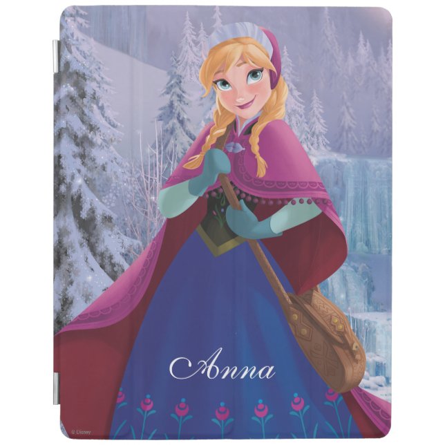 Anna | Standing with Winter Dress iPad Smart Cover (Front)