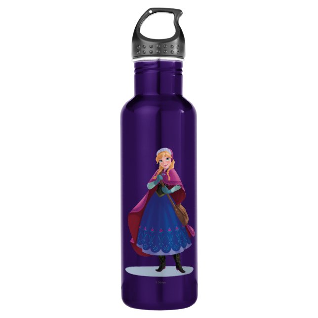Anna | Standing with Winter Dress Stainless Steel Water Bottle (Front)