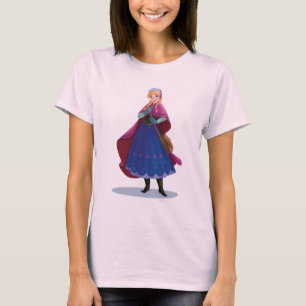 Anna Standing with Winter Dress T-Shirt