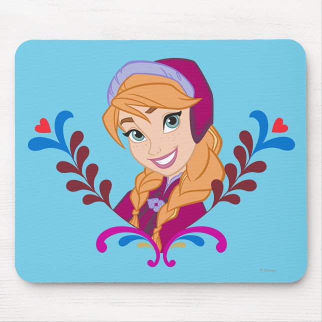 Anna | Strong Heart Mouse Pad (Front)