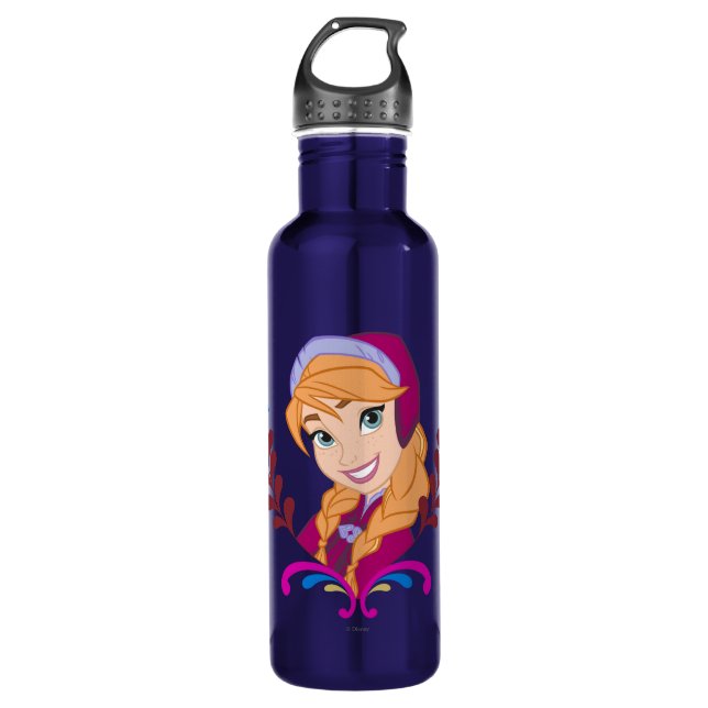Anna | Strong Heart Stainless Steel Water Bottle (Front)