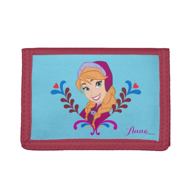 Anna | Strong Heart Tri-fold Wallet (Front)