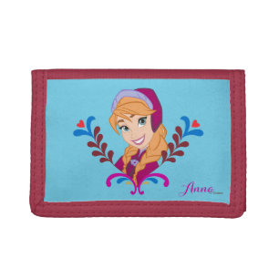 Anna Strong Heart Trifold Wallet