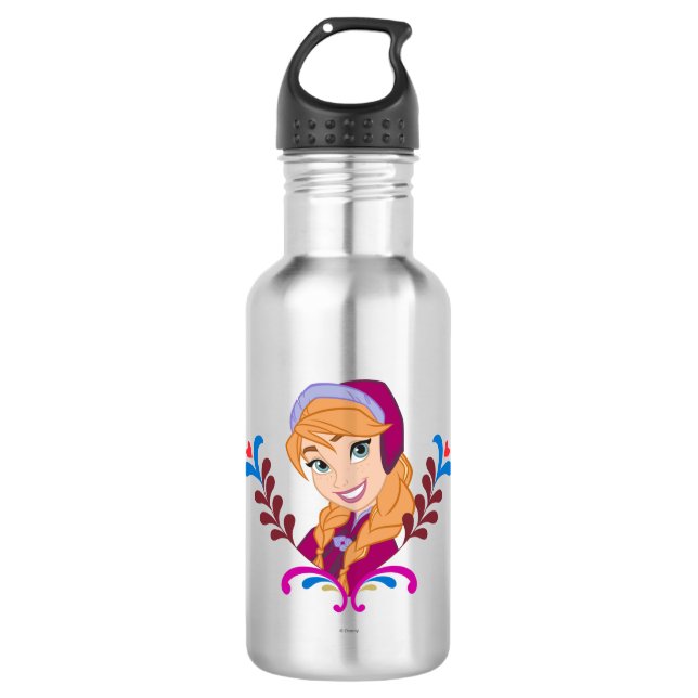 Anna | Strong Heart Water Bottle (Front)