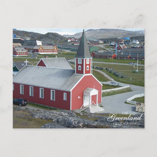 Annaasisutta Oqaluffia (Our Savior’s Church) Postcard (Front)