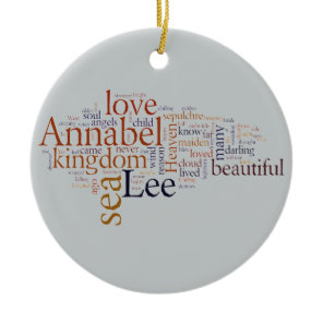 Annabel Lee Ceramic Ornament