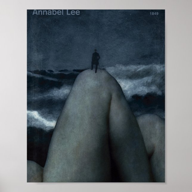 Annabel Lee - Edgar Allan Poe Gothic Poetry Litera Poster (Front)