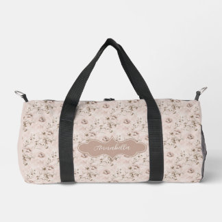 Annabella Vintage Dusty Rose Pink Duffle Bag