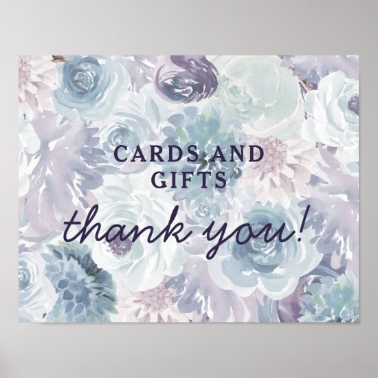 Annabelle Floral Cards & Gifts Wedding Table Sign