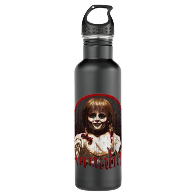 Annabelle from the Conjuring  Stainless Steel Water Bottle (Front)