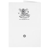 "Annabelle" Gothic Victorian Angel Art Card (Back)