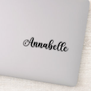 Annabelle Name - Handwritten Calligraphy Sticker