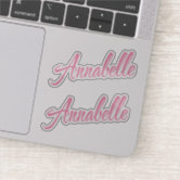 Elena Decorative Name in Pink x2 Sticker