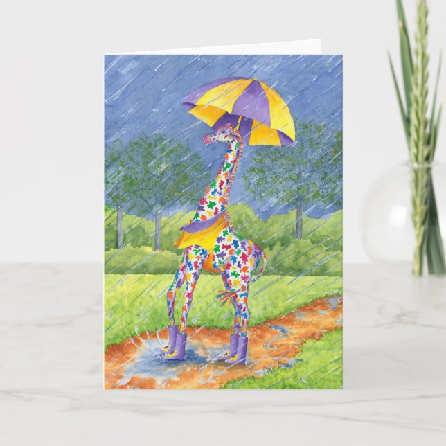 Annabelle Splash Greeting Card (Front)