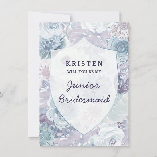Annabelle Vintage Crest Junior Bridesmaid Proposal