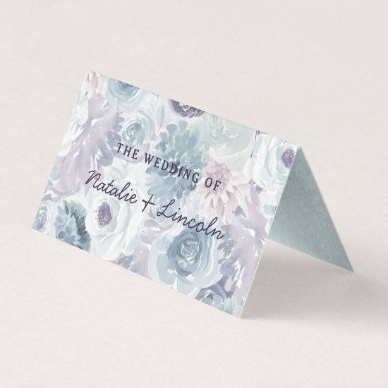 Annabelle Vintage Floral Reserved Seating Wedding Place Card