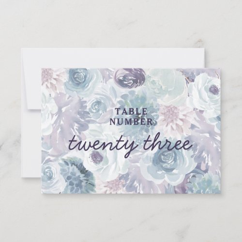 Annabelle Vintage Floral Wedding Table Numbers