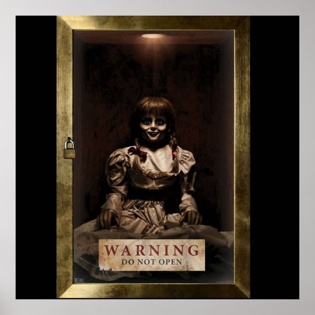 Annabelle Warning Do Not Open Poster (Front)
