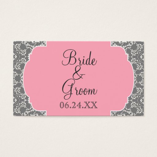 Customizable AnnaLiese Damask - Favor Gift Tags Cards Business Card Templates