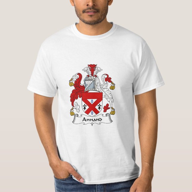 Annand Family Crest Annand Coat of Arms T-Shirt (Front)