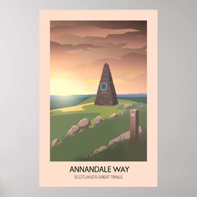Annandale Way Scotlands Great Trails Poster (Front)