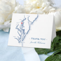 Annapolis Chesapeake Bay Map Wedding Personalized
