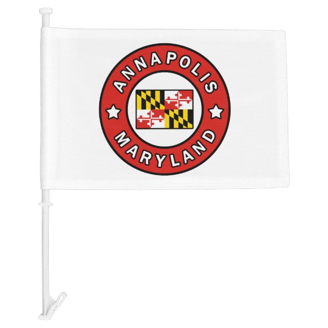 Annapolis Maryland Car Flag (Front)