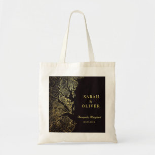 Annapolis Maryland Chesapeake Bay Wedding Welcome Tote Bag