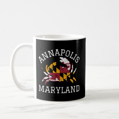 Annapolis Maryland Crab State Flag Home Travel Coffee Mug