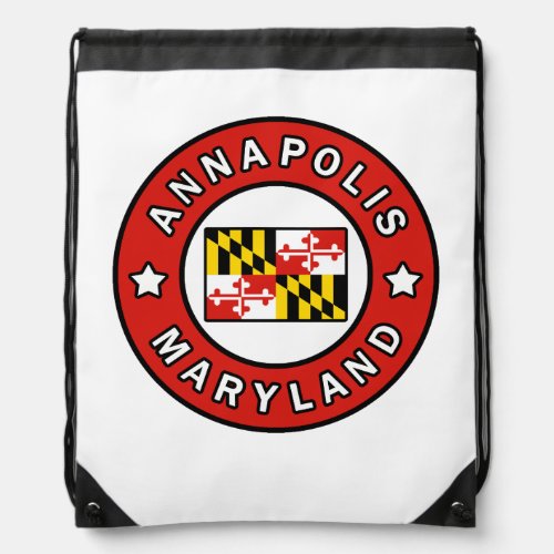 Annapolis Maryland Drawstring Bag
