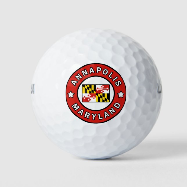 Annapolis Maryland Golf Balls (Front)