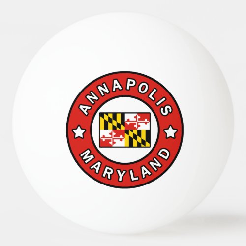 Annapolis Maryland Ping Pong Ball