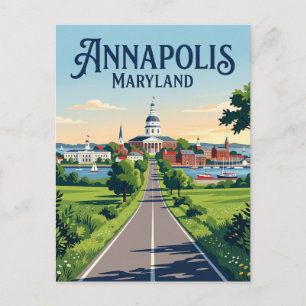 Annapolis Maryland Postcard