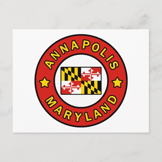 Annapolis Maryland Postcard (Front)
