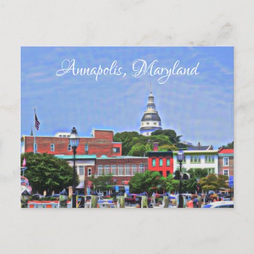 Annapolis Maryland Postcard