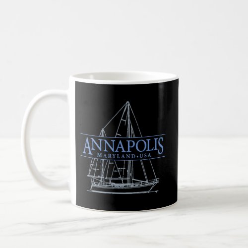 Annapolis Maryland Sailing Coffee Mug