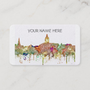 Annapolis Maryland Skyline SG-Faded Glory Business Card