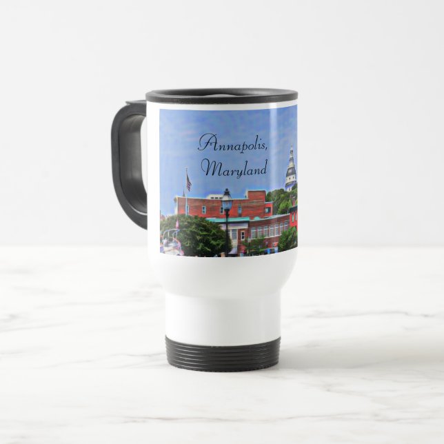 Annapolis, Maryland Travel Mug (Front Left)