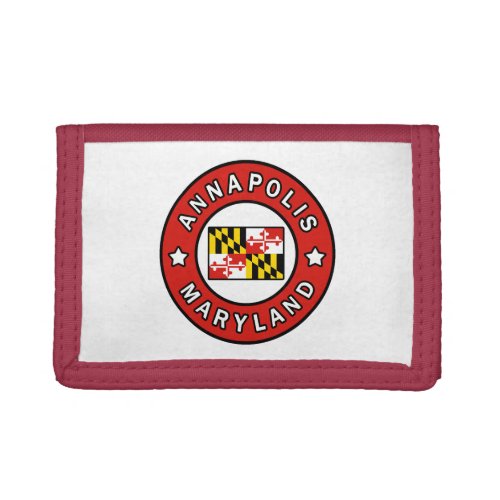 Annapolis Maryland Trifold Wallet