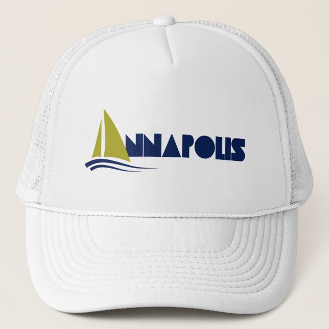 Annapolis, Maryland Trucker Hat (Front)