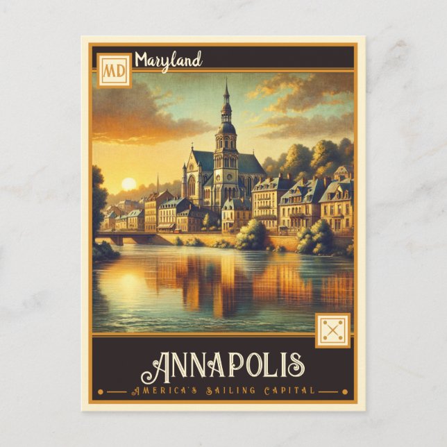 Annapolis, Maryland  | Vintage Postcard (Front)